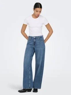 ONLSILKY High waist Wide leg fit Jeans