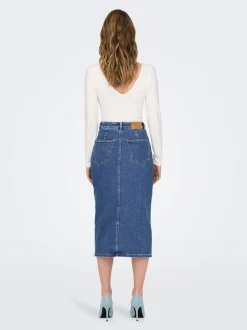 ONLSIRI Denim Denim rok Midi-rok