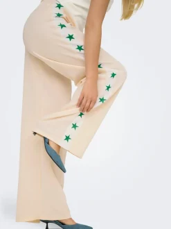 ONLSTAR Regular fit Broek met wijde pijpen