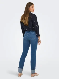 ONLSUI Mid waist Slim fit Jeans