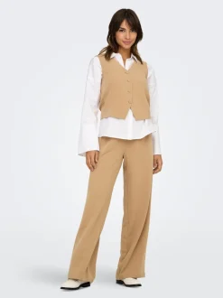 ONLTHANA Wide leg fit Broek met wijde pijpen