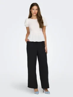 ONLTHYRA Comfort fit Broek met wijde pijpen