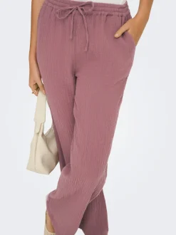 ONLTHYRA Comfort fit Broek met wijde pijpen