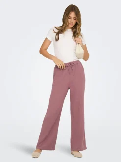 ONLTHYRA Comfort fit Broek met wijde pijpen