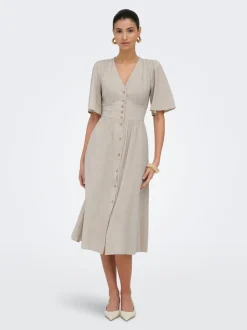 ONLTIZANA Midi-jurk