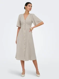 ONLTIZANA Midi-jurk
