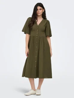 ONLTIZANA Midi-jurk