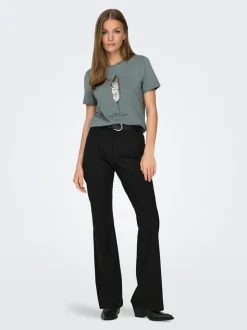ONLTRAVEL Flared fit Broek met wijde pijpen