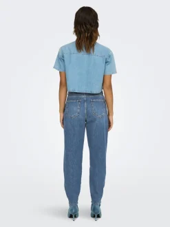 ONLTROY High waist Carrot fit Enkel lengte Jeans