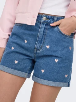 ONLVEGA High waist Mom fit Shorts