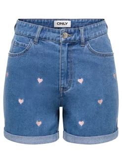ONLVEGA High waist Mom fit Shorts