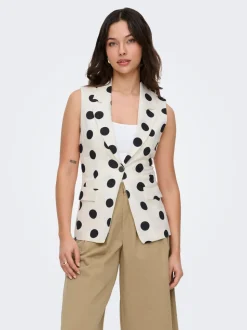 ONLVIESTA Linnen Stijlvol gilet