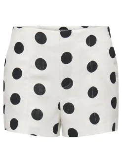ONLVIESTA High waist Regular fit Linnen Casual shorts