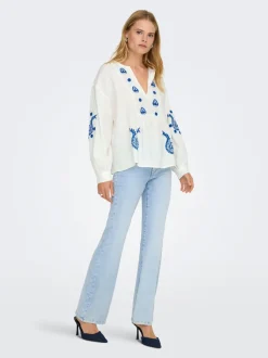 ONLWAUW High waist Flared fit Jeans