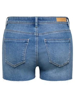 ONLWAUW Mid waist Regular fit Denim shorts