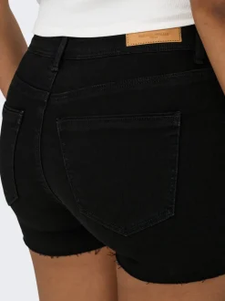 ONLWAUW Mid waist Regular fit Denim shorts