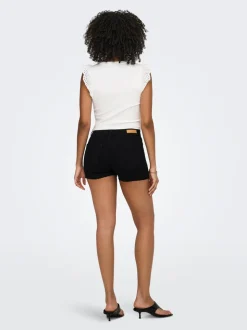 ONLWAUW Mid waist Regular fit Denim shorts