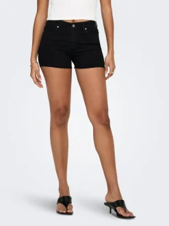 ONLWAUW Mid waist Regular fit Denim shorts