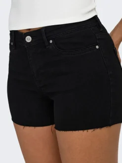 ONLWAUW Mid waist Regular fit Denim shorts