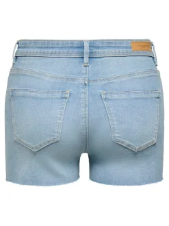 ONLWAUW Mid waist Regular fit Denim shorts