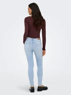 ONLWAUW Mid waist Skinny fit Jeans