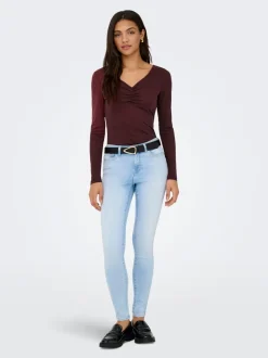 ONLWAUW Mid waist Skinny fit Jeans