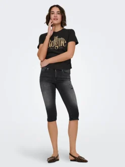 ONLWAUW Mid waist Regular fit Capris