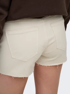 ONLWAUW Mid waist Regular fit Denim shorts