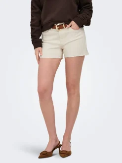 ONLWAUW Mid waist Regular fit Denim shorts