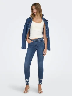 ONLWAUW Mid waist Skinny fit Jeans