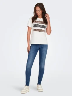 ONLWAUW Mid waist Skinny fit Jeans