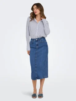 ONLWONDER Denim Denim rok Midi-rok