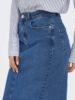 ONLWONDER Denim Denim rok Midi-rok