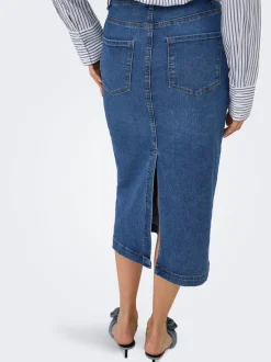 ONLWONDER Denim Denim rok Midi-rok