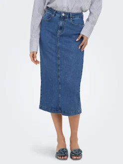 ONLWONDER Denim Denim rok Midi-rok