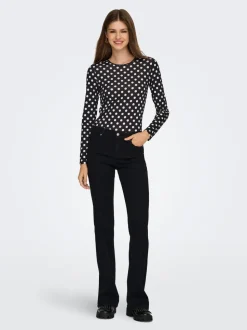 ONLWOW Mid waist Flared fit Jeans