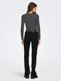 ONLWOW Mid waist Flared fit Jeans