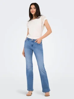 ONLWOW Mid waist Flared fit Jeans
