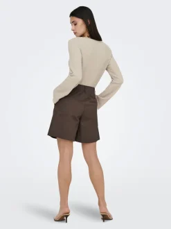 ONLZORA Mid waist Loose fit Bermuda shorts
