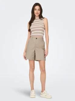 ONLZORA Mid waist Loose fit Bermuda shorts