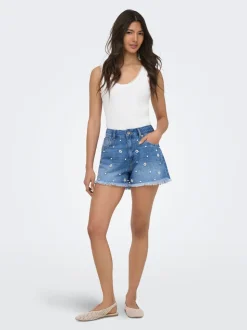 ONLZUMA Mid waist Regular fit Denim shorts