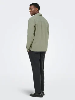 ONSCAIDEN Linnen Overshirt