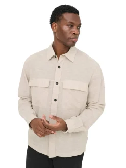 ONSCAIDEN Linnen Overshirt