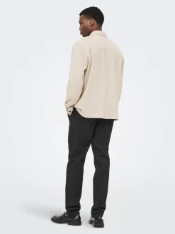 ONSCAIDEN Linnen Overshirt