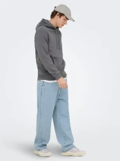 ONSDANI Mid rise Brede pasvorm - bijgesneden Jeans