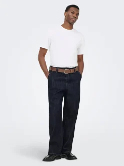 ONSDANI Mid rise Brede pasvorm - bijgesneden Jeans