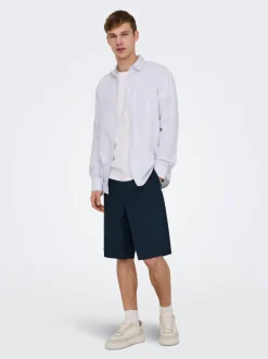 ONSDAVES Wide leg fit Linnen Shorts
