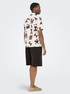 ONSDAVES Wide leg fit Linnen Shorts