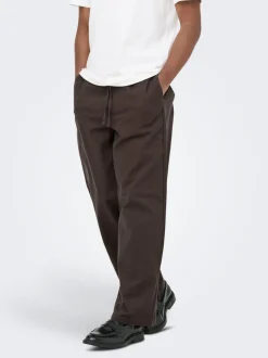 ONSDAVES Wide leg fit Linnen Broeken
