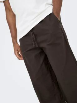ONSDAVES Wide leg fit Linnen Broeken
